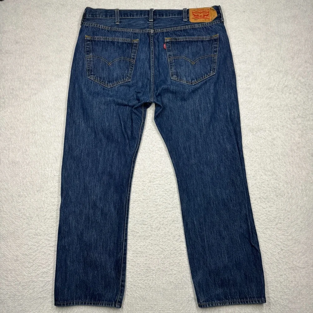 Levi's 501 Jeans‎ Dark Wash Straight Leg Denim Casual Men's Size 40x30